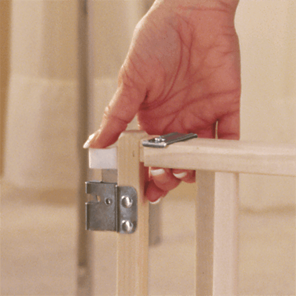 North States Pet - North States Pet Extra Wide Swing Pet Gate Natural