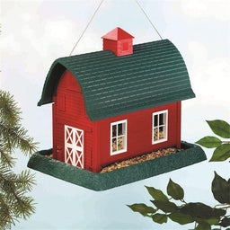 North States Pet - North States Pet Large Barn Birdfeeder Red