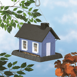 North States Pet - North States Pet Large Cottage Birdfeeder Blue