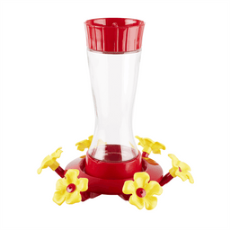 North States Pet - North States Pet Nature's Yard Hour Glass 20 oz. Hummingbird Feeder Red/Yellow
