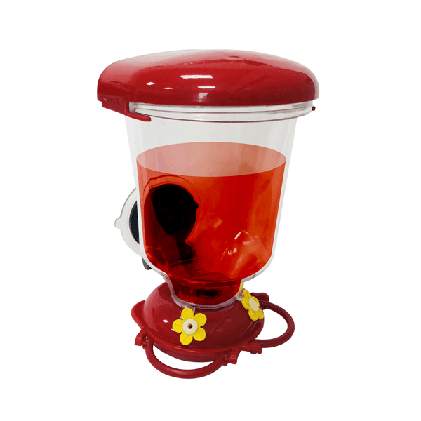 North States Pet - North States Pet Nature's Yard Window-Mount Hummingbird Feeder Red