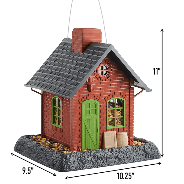 North States Pet - North States Pet Old Town Pub Birdfeeder Red