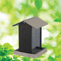 North States Pet - North States Pet Outhouse Birdfeeder Brown