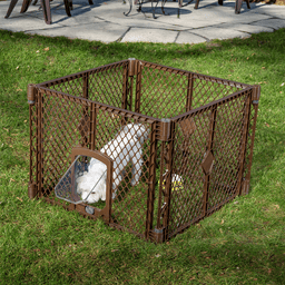 North States Pet - North States Pet Petyard Passage 4 Panel Brown