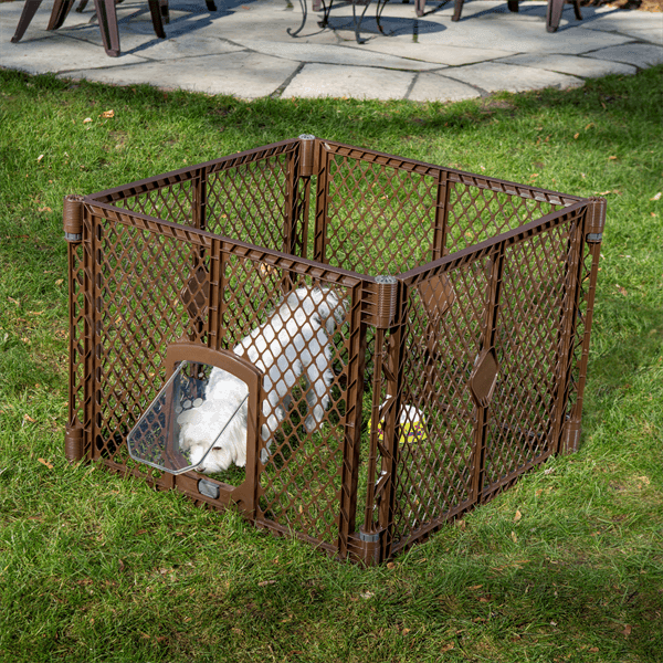 North States Pet - North States Pet Petyard Passage 4 Panel Brown