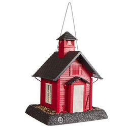 North States Pet - North States Pet School House Birdfeeder Red