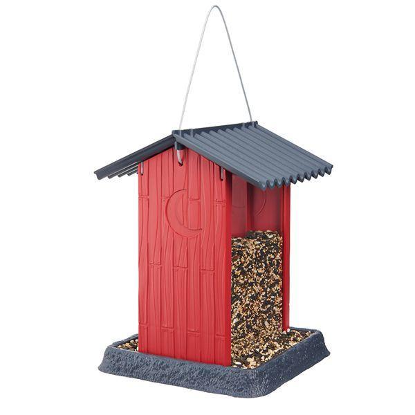 North States Pet - North States Pet Shed Birdfeeder Red