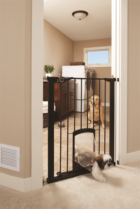 North States Pet - North States Pet Tall Pet Gate Passage Matte Bronze
