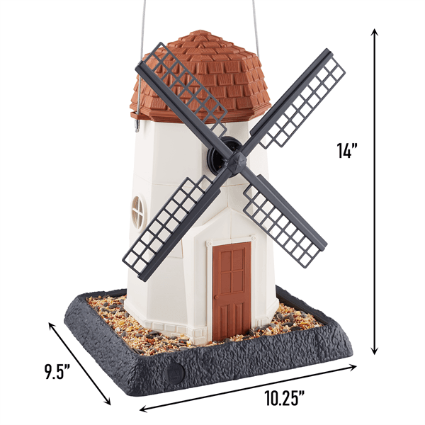 North States Pet - North States Pet Windmill Birdfeeder White