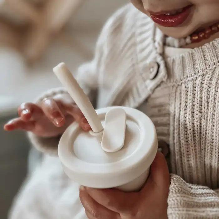 noüka - noüka Baby Silicone Straw Cup 6oz