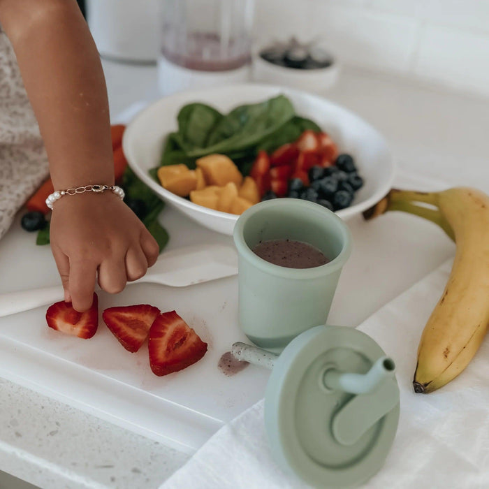 noüka - noüka Baby Silicone Straw Cup 6oz