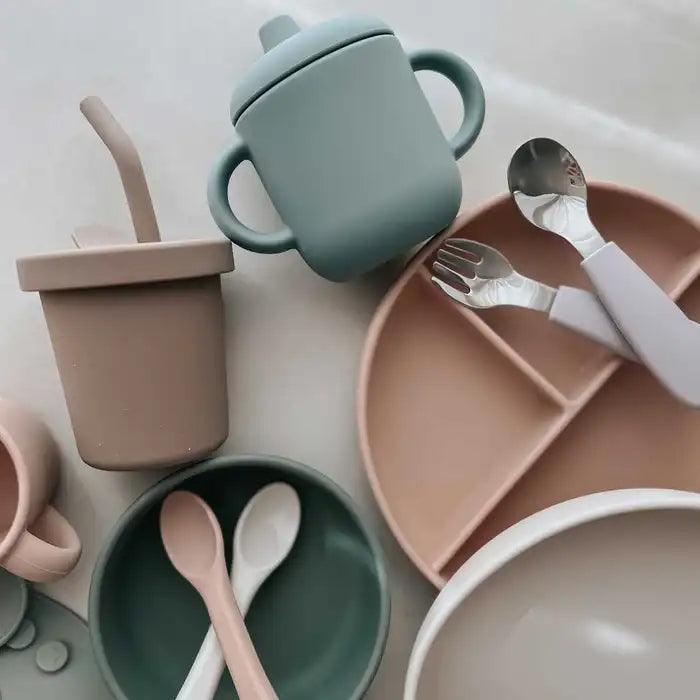 noüka - noüka Baby Silicone Straw Cup 6oz