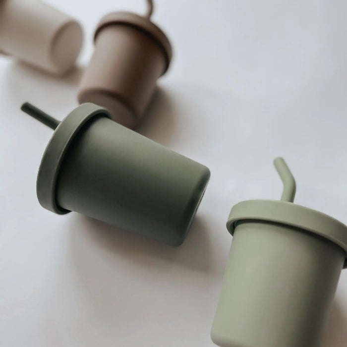 noüka - noüka Baby Silicone Straw Cup 6oz