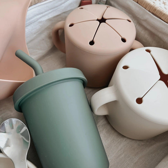 noüka - noüka Baby Silicone Straw Cup 8oz