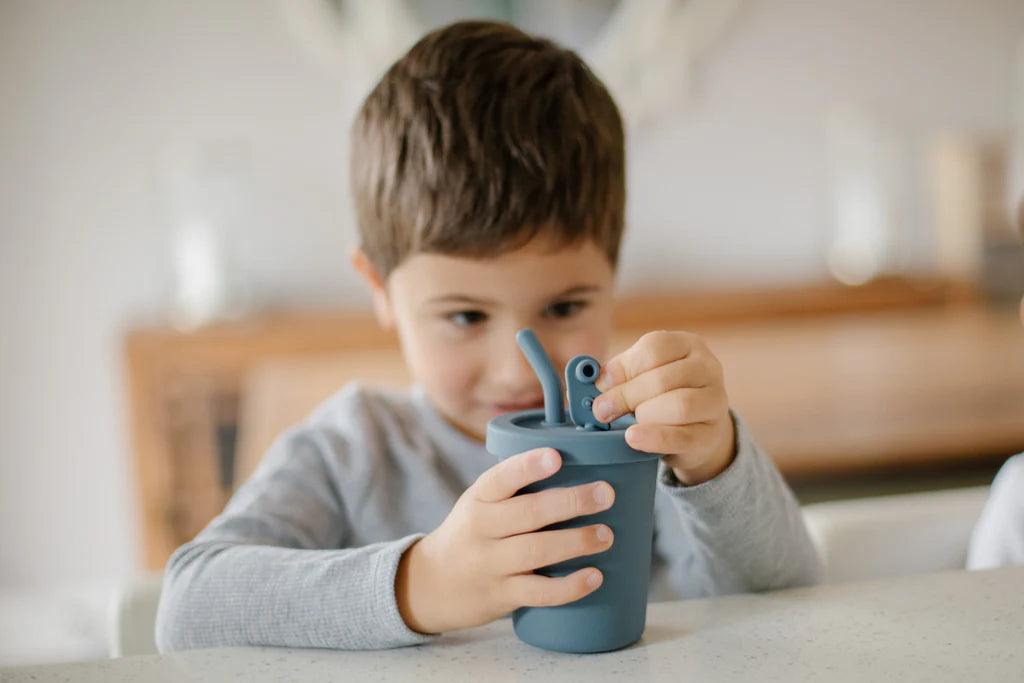 noüka - noüka Baby Silicone Straw Cup 8oz