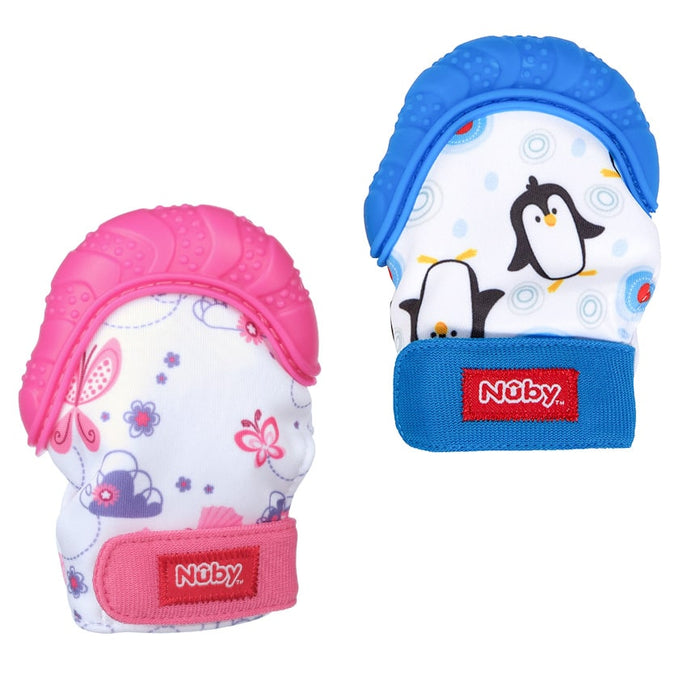 Nuby Happy Hands Soothing Teething Mitten