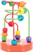 Nuby Jungle Gym Bead Toy with colorful beads on curved wires over a round animal-themed base.