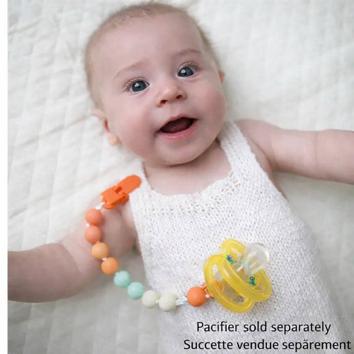 Jouet de dentition avec attache sucette Pacifinder de Nuby
