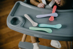 Nuby® - bblüv Spoön Silicone Baby Spoons – Set of 5 Soft-Tip Feeding Spoons
