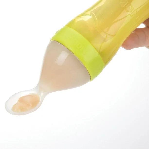 Nuby® - Nuby 2 Stage Silicone Squeeze Spoon Feeder