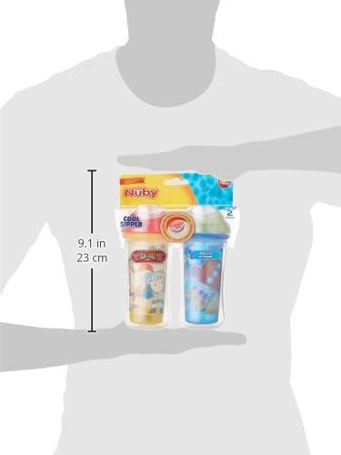 Nuby® - Nuby Baby & Toddler Clik-it Insulated Sippy Cups - 9oz - 2 Pack