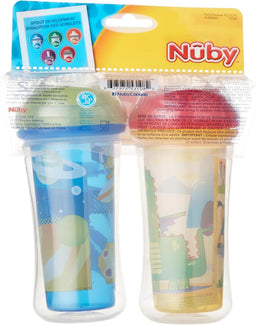 Nuby® - Nuby Baby & Toddler Clik-it Insulated Sippy Cups - 9oz - 2 Pack