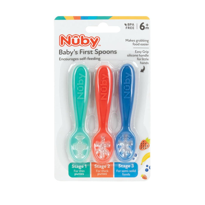 Nuby® - Nuby Baby's First Spoons - 3-Pack