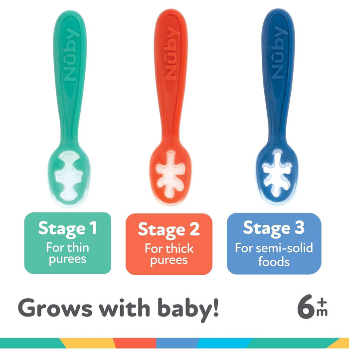 Nuby® - Nuby Baby's First Spoons - 3-Pack