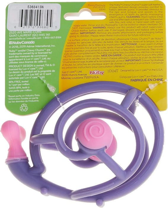 Nuby® - Nuby Chewy Chums Baby Soothing Teether Toy - 1 pk