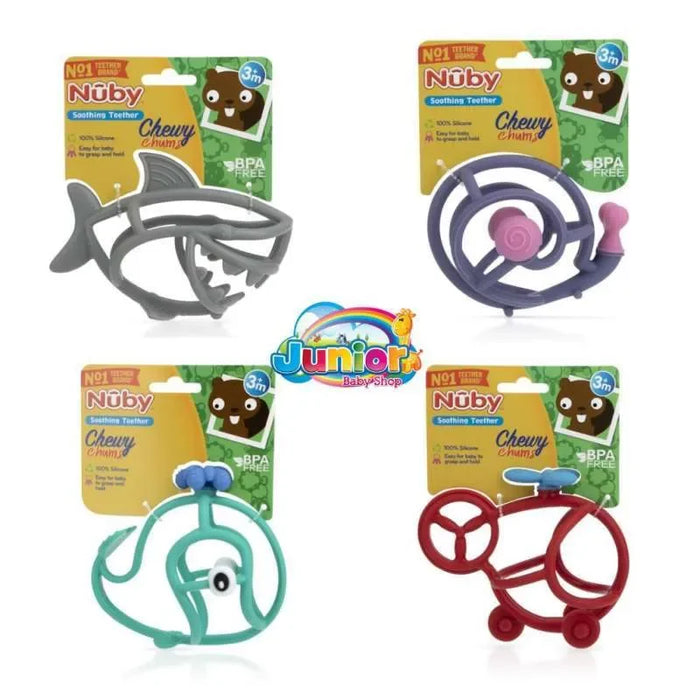 Nuby® - Nuby Chewy Chums Baby Soothing Teether Toy - 1 pk