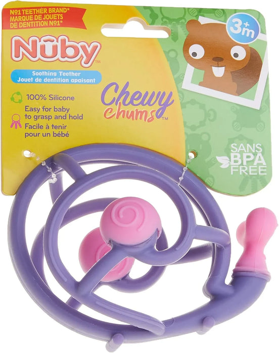 Nuby® - Nuby Chewy Chums Baby Soothing Teether Toy - 1 pk
