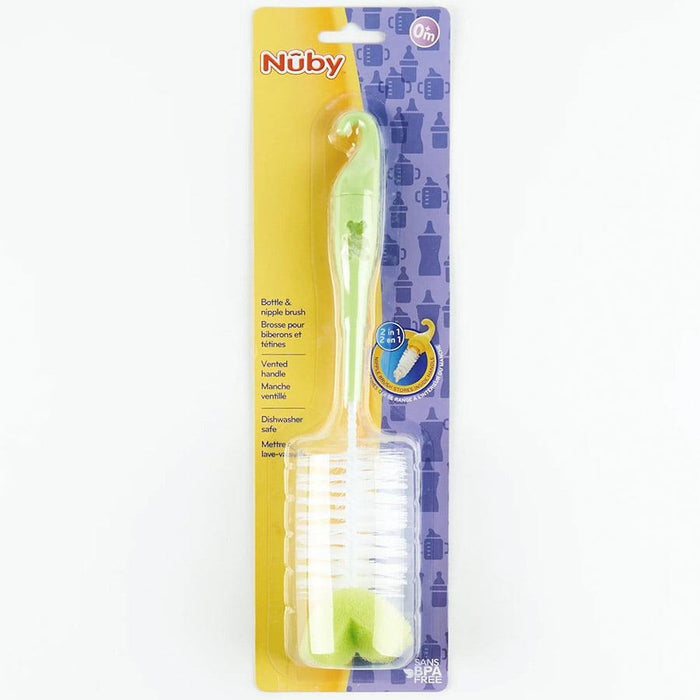 Nuby® - Nuby Deluxe Baby Bottle Cleaning Brush