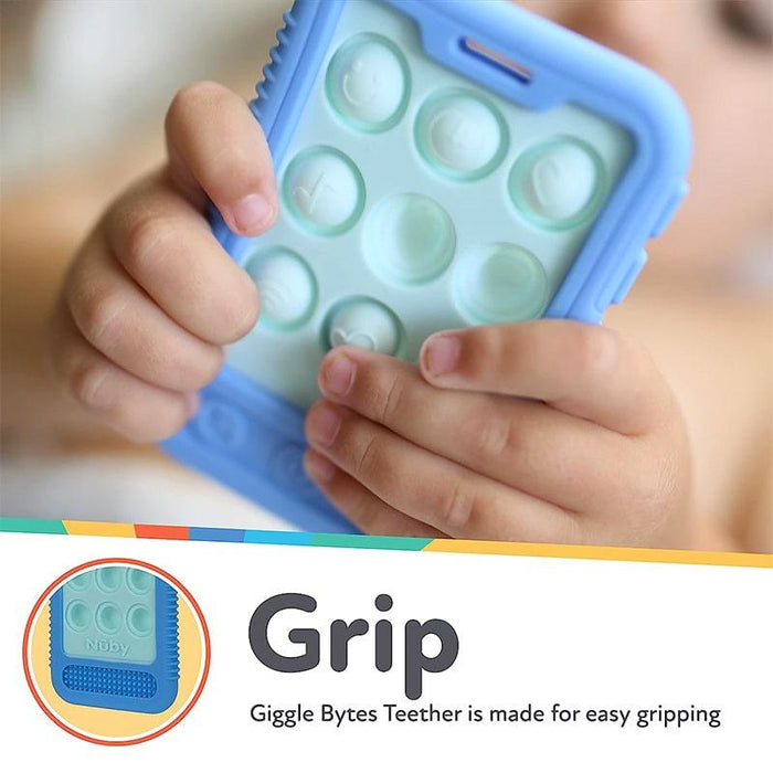 Nuby® - Nuby Giggle Bytes Baby Sensory Play Teether Phone