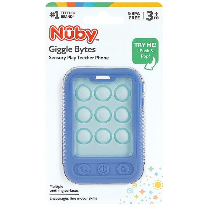 Nuby® - Nuby Giggle Bytes Baby Sensory Play Teether Phone