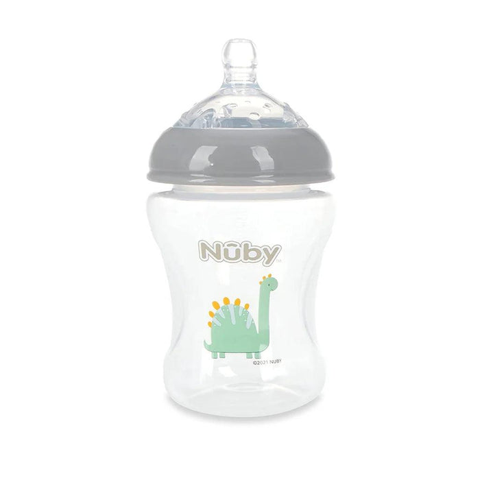 Nuby® - Nuby Infant Baby Bottles with Slow Flow Nipple -3 Pack - 8oz