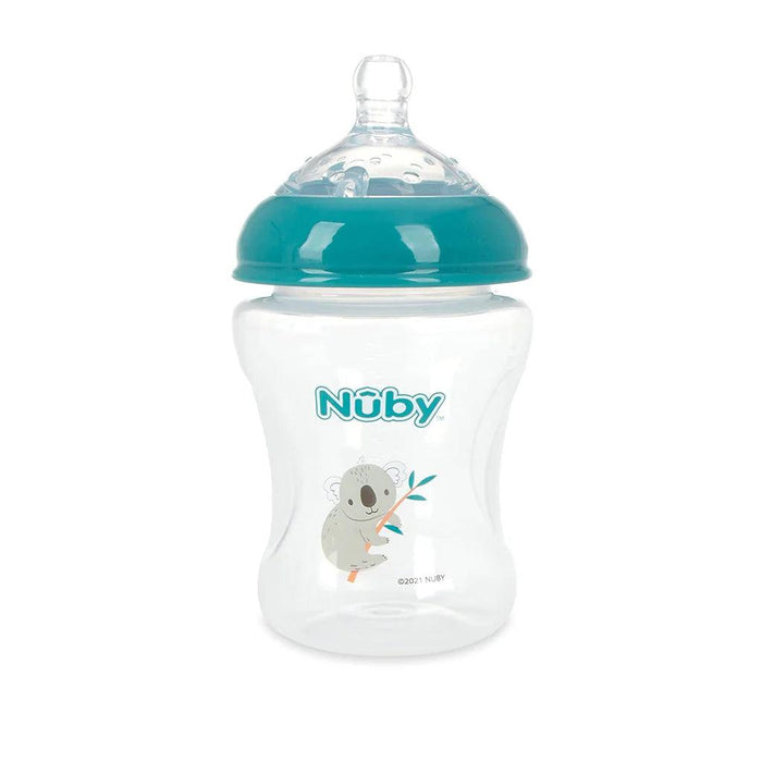 Nuby® - Nuby Infant Baby Bottles with Slow Flow Nipple -3 Pack - 8oz