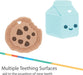 Nuby® - Nuby Silicone Baby Teethers Milk & Cookie