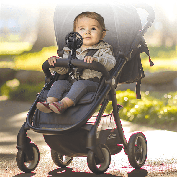 Nuby® - Nuby Stroller Fan with Flexible Tripod Black