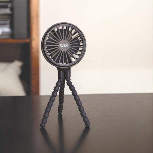 Nuby® - Nuby Stroller Fan with Flexible Tripod Black