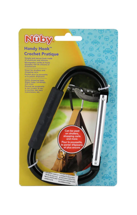 Nuby® - Nûby™ Handy Hook – Multi-Purpose Aluminum Stroller Clip