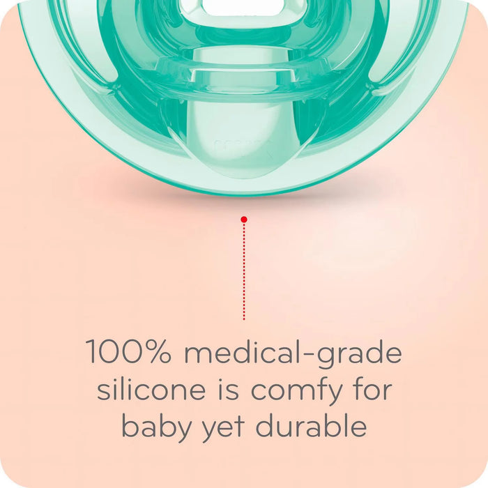 NUK® Comfy Orthodontic Silicone Pacifiers – 5 Pack (0–6 Months)