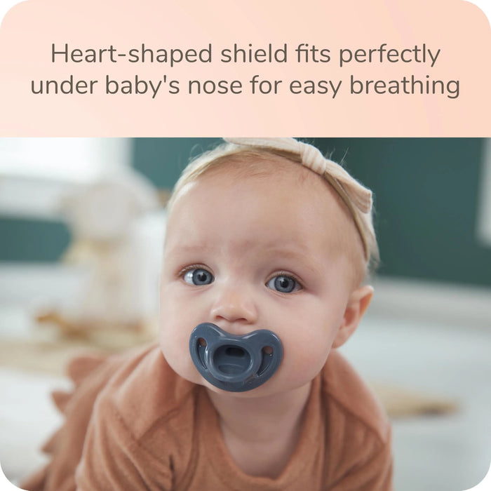 NUK® Comfy Orthodontic Silicone Pacifiers – 5 Pack (0–6 Months)