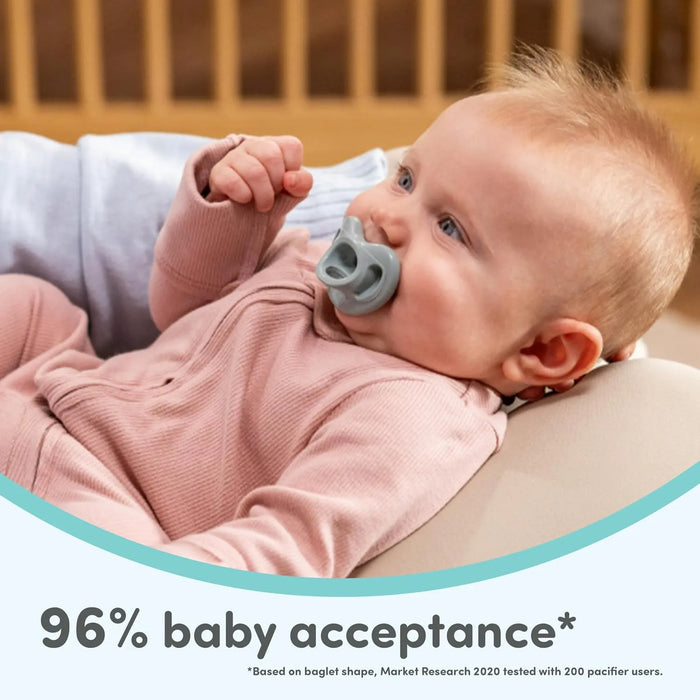 NUK® Comfy Orthodontic Silicone Pacifiers – 5 Pack (0–6 Months)