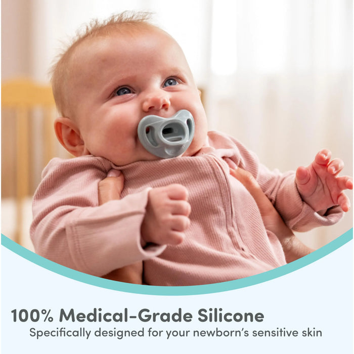 NUK® Comfy Orthodontic Silicone Pacifiers – 5 Pack (0–6 Months)