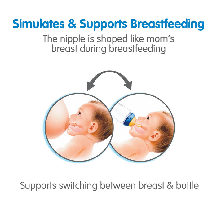 Nuk - Nuk Baby Bottle Set Mickey or Minnie Mouse Disney Smooth Flow - 10oz - 3 Pack