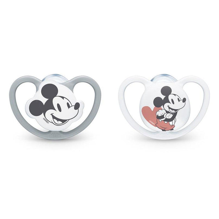 Nuk - Nuk Disney Baby Mickey Mouse Space Pacifiers - 0-6m - 2 Pack