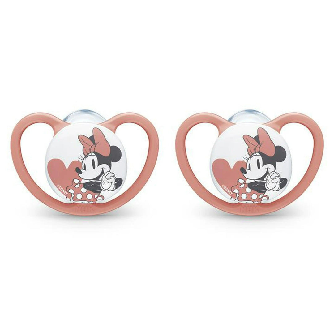 Nuk - Nuk Disney Baby Minnie Mouse Space Pacifiers - 0-6m- 2 Pack