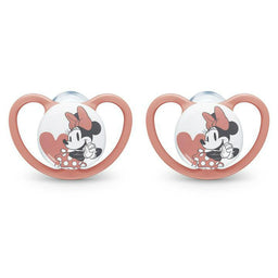 Nuk - Nuk Disney Baby Minnie Mouse Space Pacifiers - 0-6m- 2 Pack