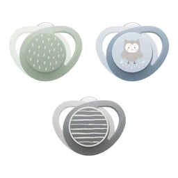 Nuk - NUK® Next Gen Classic Pacifier, 3PK - Blue Owl - Stage 1 (0-6m)