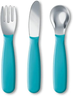 Nuk - Nuk Toddlers Kiddy Cutlery 3 Pieces Set